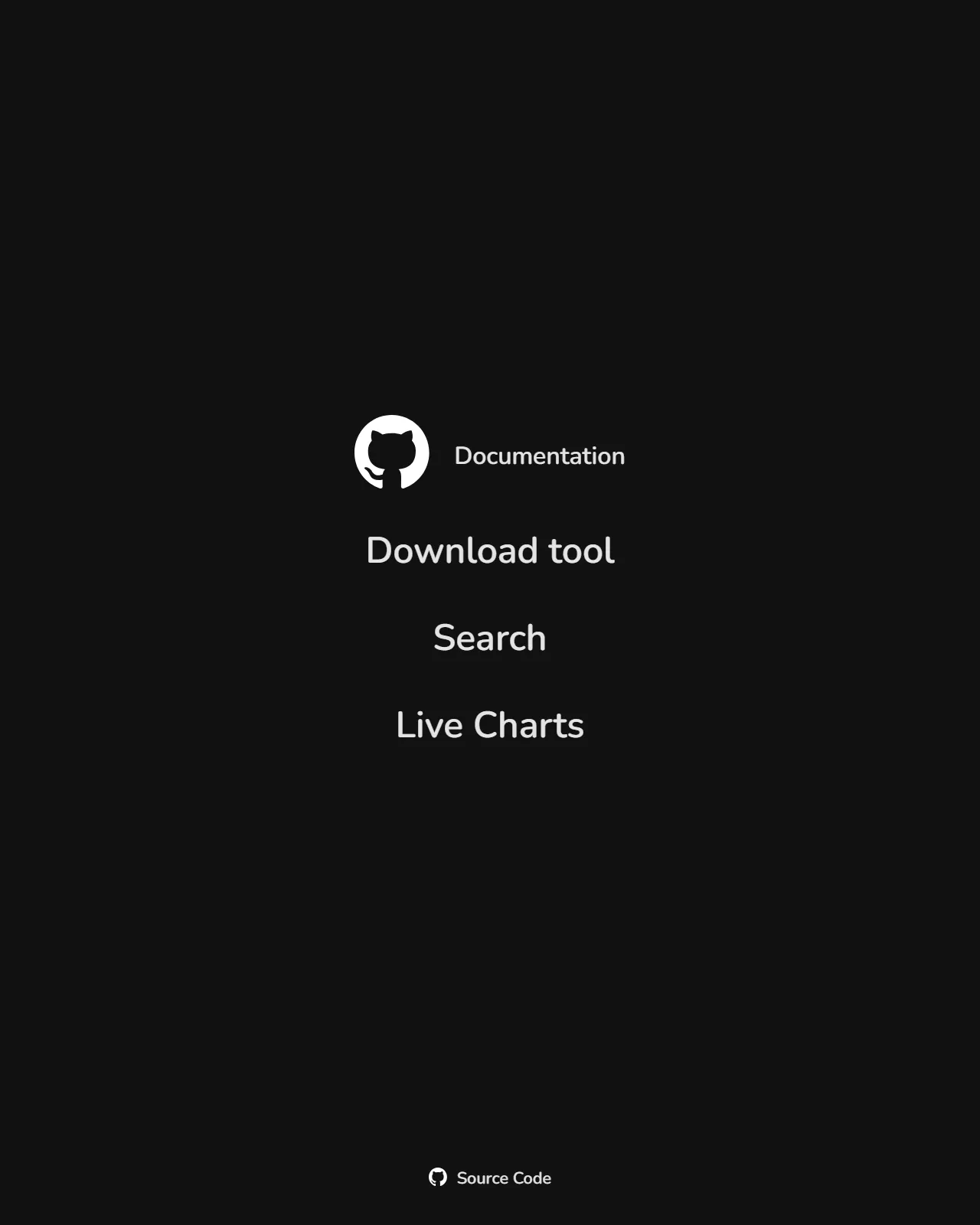 Arctic Shift homepage showing Download tool, Search, and Live Charts options for accessing archived Reddit data