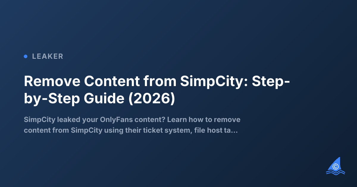 How to Remove Content from SimpCity Forum